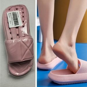 Women's Cloud Slides Sandals Shoes Women's Size(36) 5.5 Pink